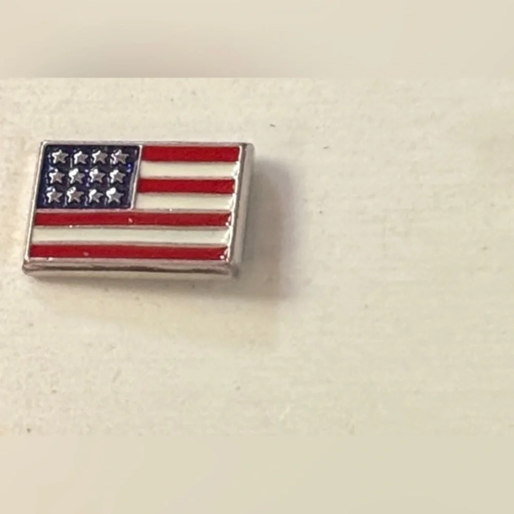 Patriotic American Flag Lapel Pin